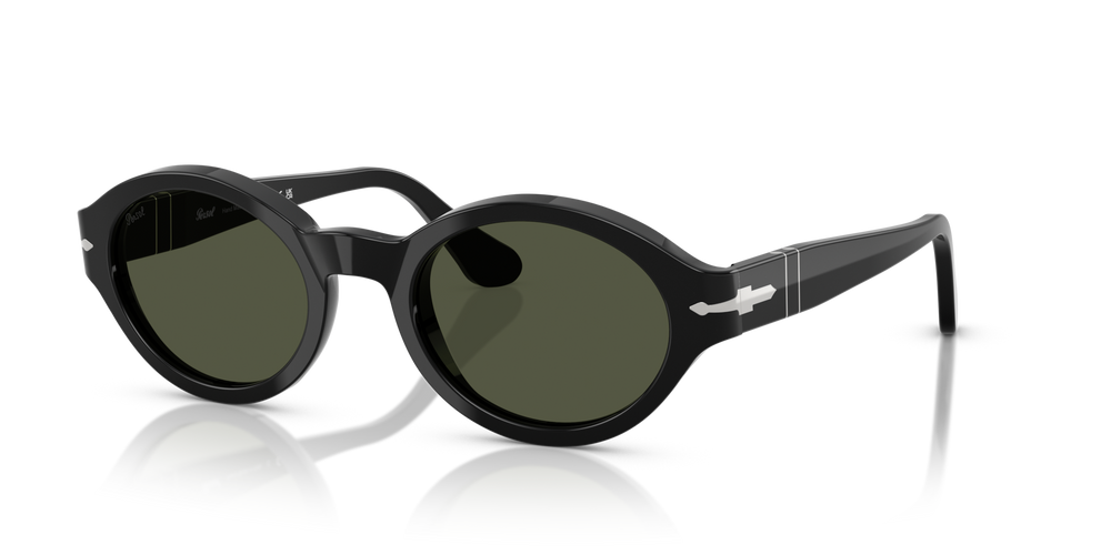 Persol PO3378S - Loris with Black Frame and Green Lenses - Image 1