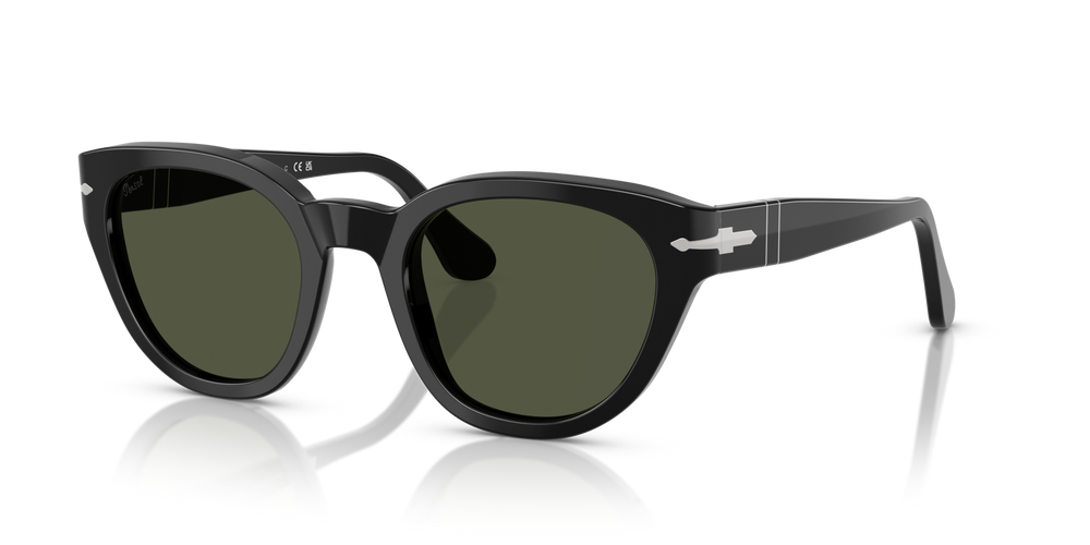 Persol PO3379S with Black Frame and Green Lenses - Image 1