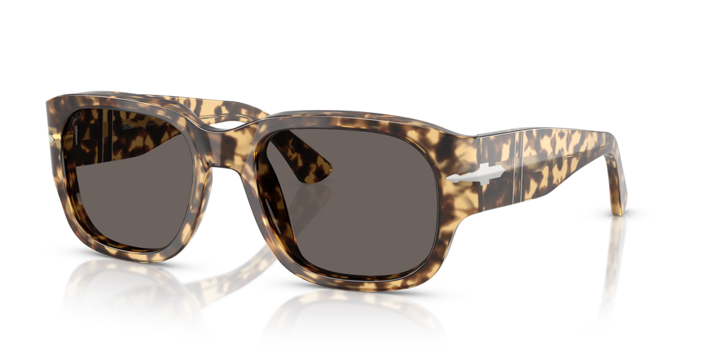 Persol PO3380S with Brown/Beige Tortoise Frame and Grey Lenses - Image 1