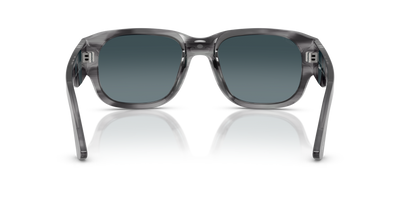 Persol PO3380S con Montatura Striato Grigio e Lenti Blu - Immagine 5