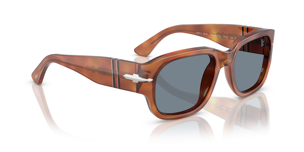 Persol PO3380S con Montatura Terra di Siena e Lenti Blu - Immagine 3