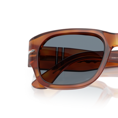 Persol PO3380S with Terra Di Siena Frame and Blue Lenses – Variant Image