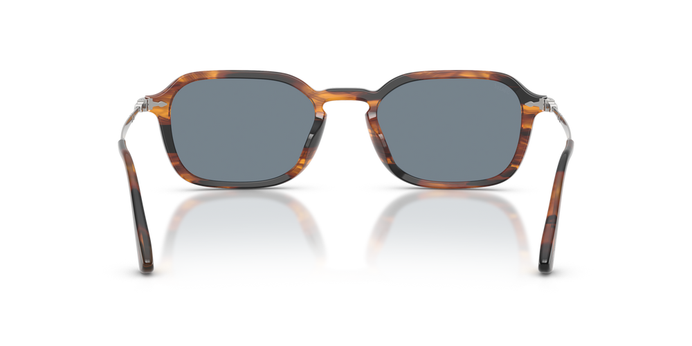 Persol PO3381S mit Striped Black &amp; Brown Gestell und Blau Gläsern - Bild 5