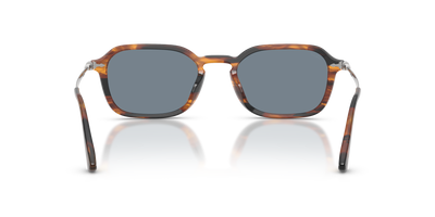 Persol PO3381S mit Striped Black &amp; Brown Gestell und Blau Gläsern - Bild 5
