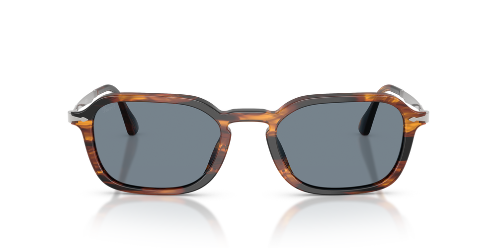Persol PO3381S mit Striped Black &amp; Brown Gestell und Blau Gläsern - Bild 2