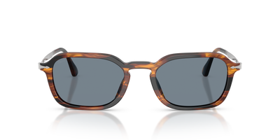 Persol PO3381S mit Striped Black &amp; Brown Gestell und Blau Gläsern - Bild 2
