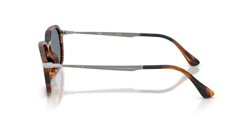 Persol PO3381S mit Striped Black &amp; Brown Gestell und Blau Gläsern - Bild 4