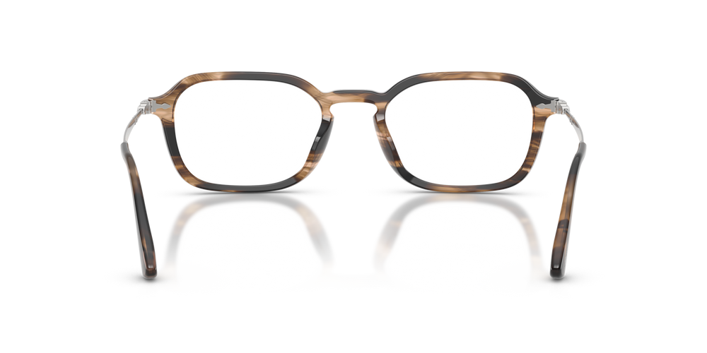 Persol PO3381V with Striped Black &amp; Greish Brown Frame - Image 5