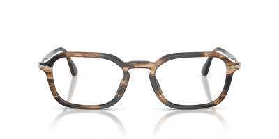 Persol PO3381V con Montatura Striped Black &amp; Greish Brown - Immagine 2