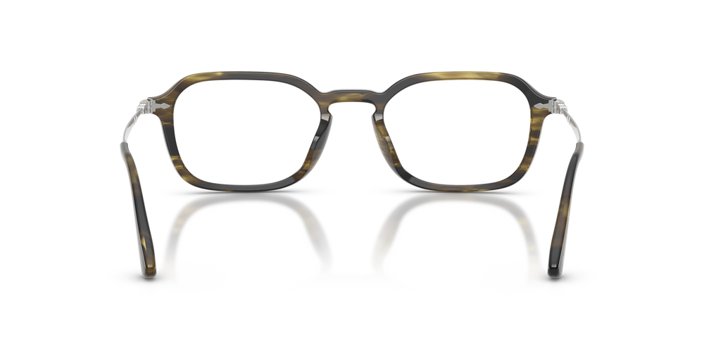 Persol PO3381V with Striped Black &amp; Olive Green Frame - Image 5