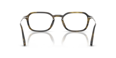 Persol PO3381V with Striped Black &amp; Olive Green Frame - Image 5