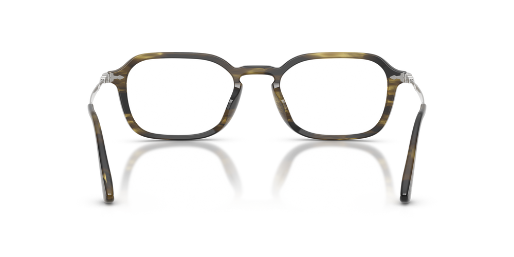 Persol PO3381V with Striped Black &amp; Olive Green Frame - Image 5