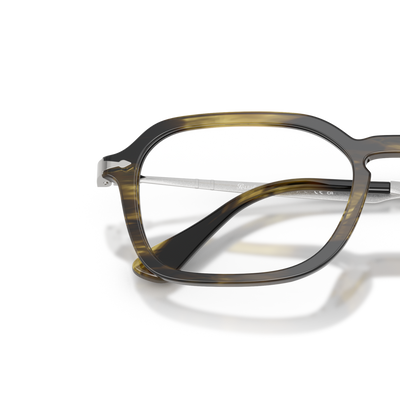 Persol PO3381V with Striped Black &amp; Olive Green Frame – Variant Image