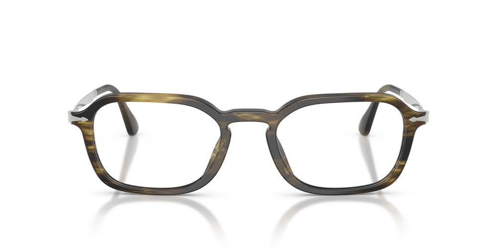 Persol PO3381V com armação Striped Black &amp; Olive Green - Imagens 2