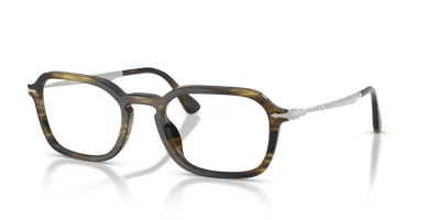 Persol PO3381V mit Gestell Striped Black &amp; Olive Green - Bild 1
