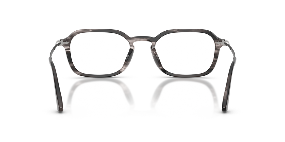 Persol PO3381V with Striped Black &amp; Grey Frame - Image 5