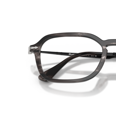 Persol PO3381V mit Gestell Striped Black &amp; Grey – Variantenbild
