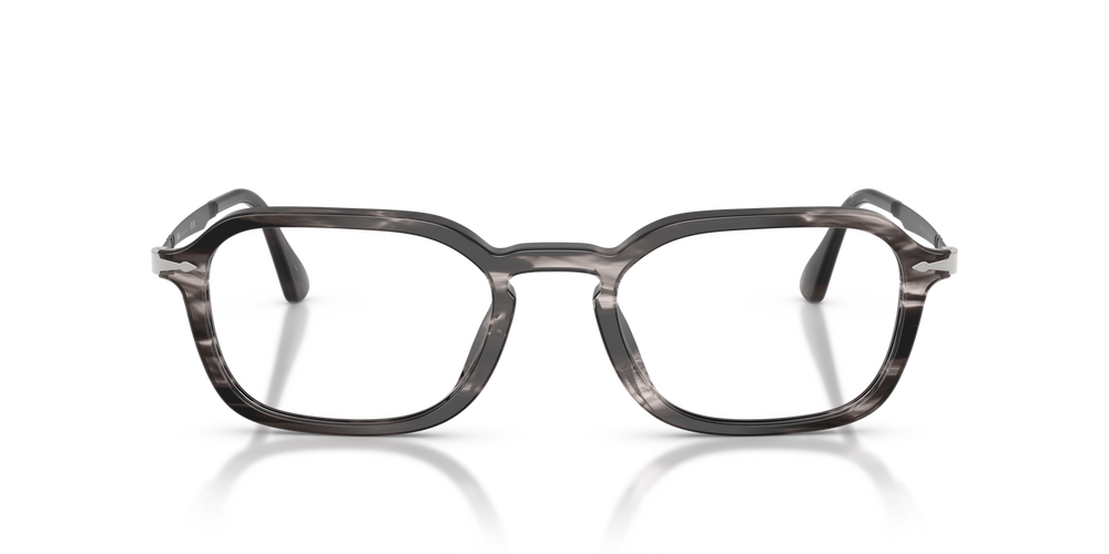 Persol PO3381V with Striped Black &amp; Grey Frame - Image 2
