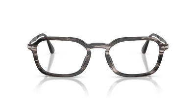 Persol PO3381V with Striped Black &amp; Grey Frame - Image 2