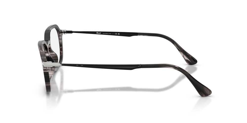 Persol PO3381V con Montatura Striped Black &amp; Grey - Immagine 4