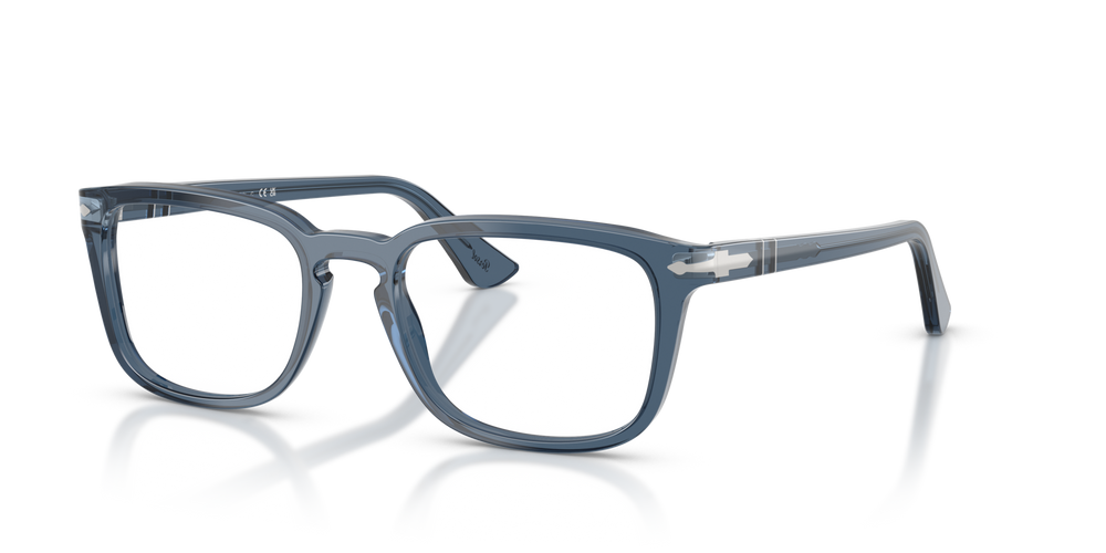 Persol PO3382V with Transparent Denim Blue Frame - Image 1