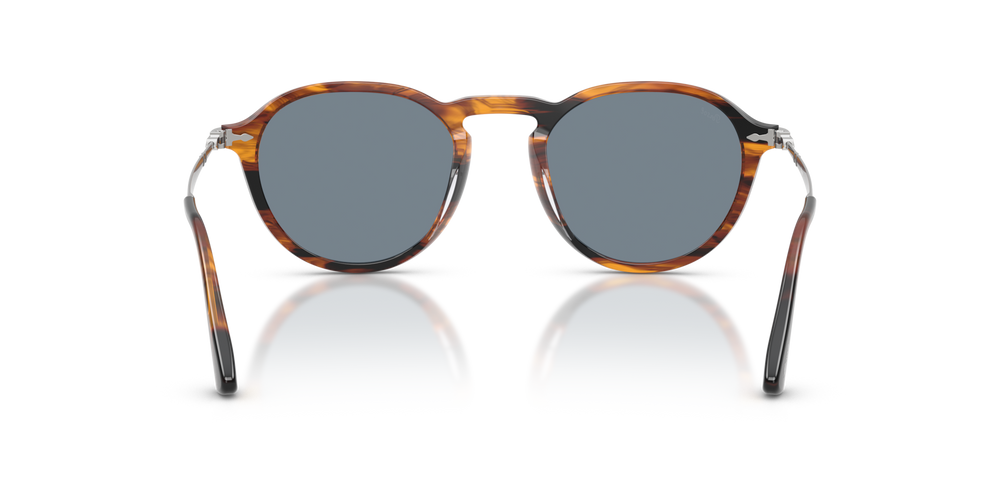 Persol PO3383S mit Striped Black &amp; Brown Gestell und Blau Gläsern - Bild 5