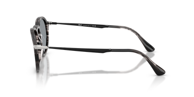 Persol PO3383S mit Striped Black &amp; Grey Gestell und Blau Gläsern - Bild 4