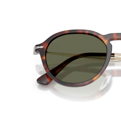 Persol PO3383S with Havana Frame and Green Lenses – Variant Image