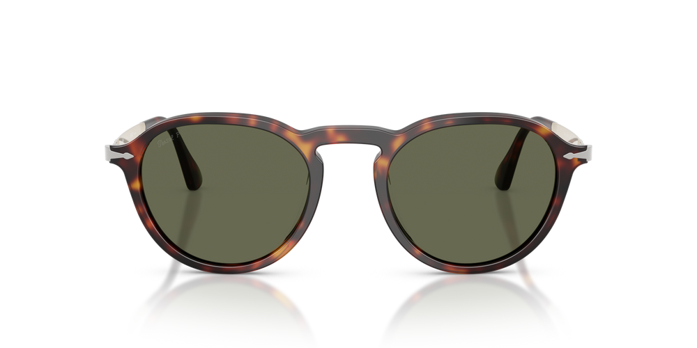 Persol PO3383S with Havana Frame and Green Lenses - Image 2
