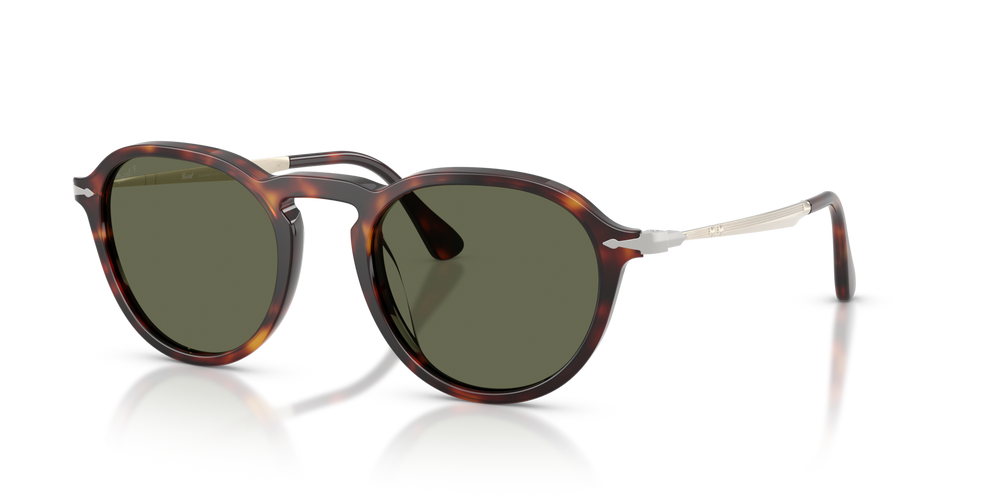 Persol PO3383S with Havana Frame and Green Lenses - Image 1