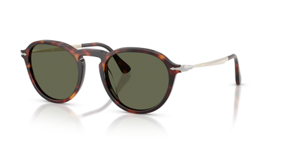 Persol PO3383S with Havana Frame and Green Lenses - Image 1