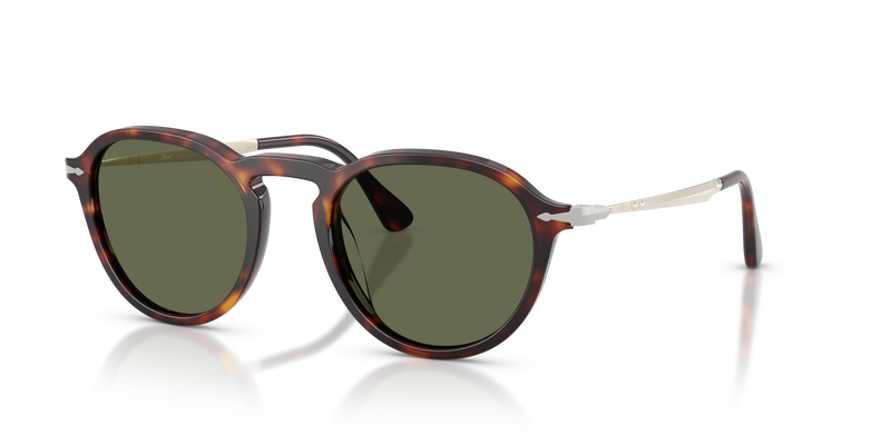 Persol PO3286S with Transparent Green Frame and Grey Lenses