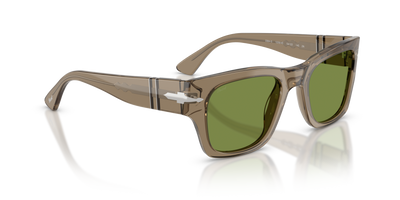 Persol PO3384S con Montatura Marrone trasparente e Lenti Verde - Immagine 3