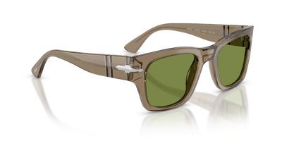 Persol PO3384S con Montatura Marrone trasparente e Lenti Verde - Immagine 3