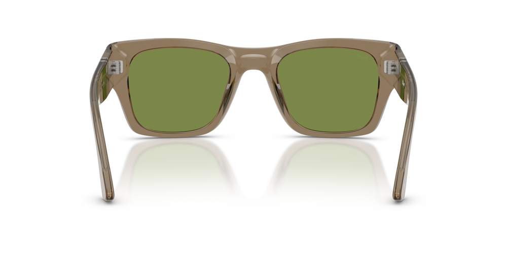 Persol PO3384S con Montatura Marrone trasparente e Lenti Verde - Immagine 5