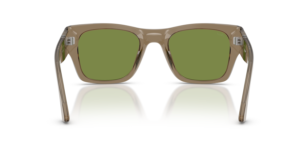 Persol PO3384S con Montatura Marrone trasparente e Lenti Verde - Immagine 5
