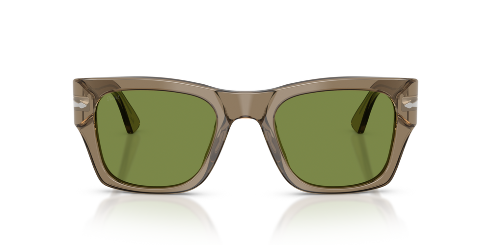 Persol PO3384S con Montatura Marrone trasparente e Lenti Verde - Immagine 2