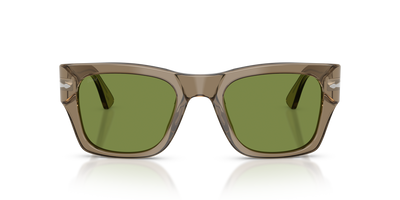 Persol PO3384S con Montatura Marrone trasparente e Lenti Verde - Immagine 2