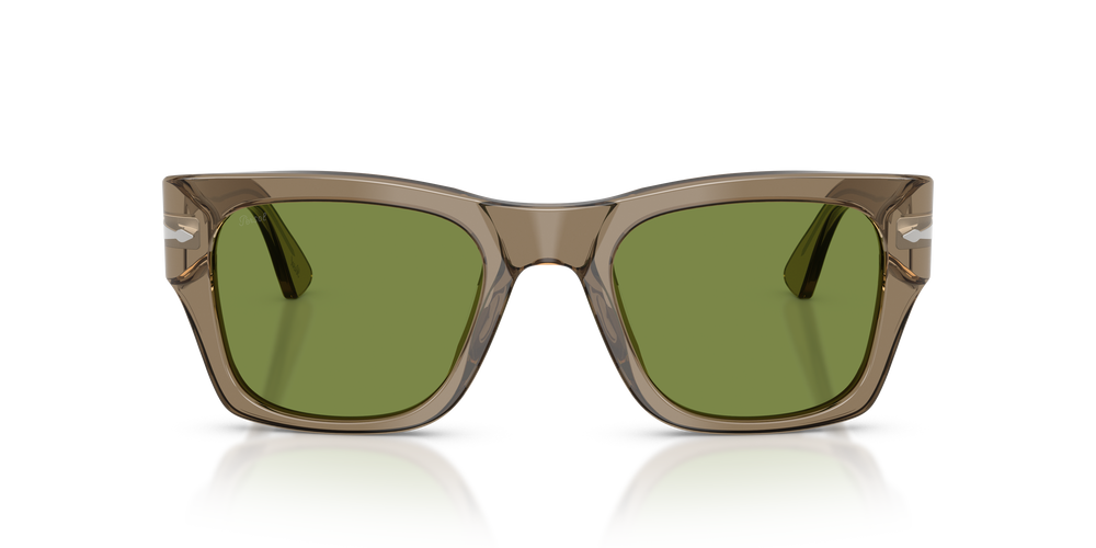 Persol PO3384S con Montatura Marrone trasparente e Lenti Verde - Immagine 2