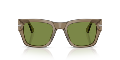 Persol PO3384S con Montatura Marrone trasparente e Lenti Verde - Immagine 2