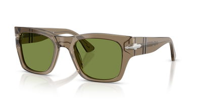 Persol PO3384S con Montatura Marrone trasparente e Lenti Verde - Immagine 1