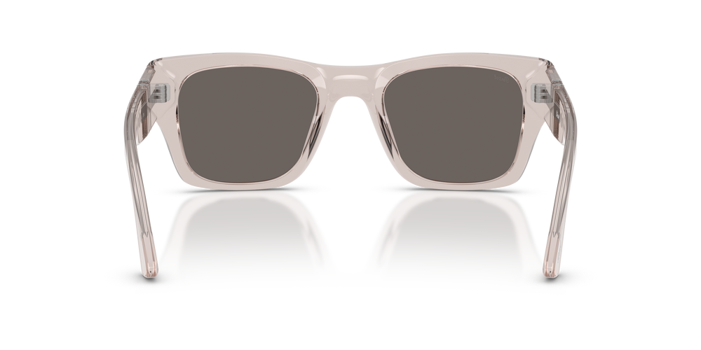 Persol PO3384S con Montatura Transparent Brown Grey e Lenti Grigio - Immagine 5