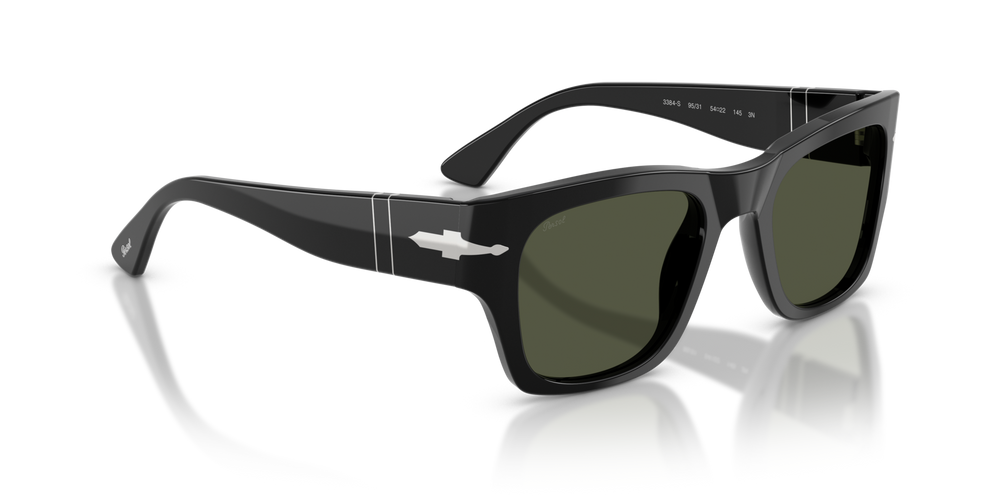 Persol PO3384S con Montura Negro y Lentes Verde - Imagen 3