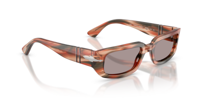 Persol PO3385S - Mel with Striped Red &amp; Green Frame and Violet Lenses - Image 3