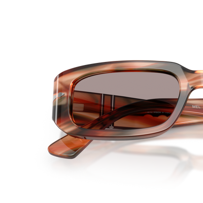 Persol PO3385S - Mel with Striped Red &amp; Green Frame and Violet Lenses – Variant Image