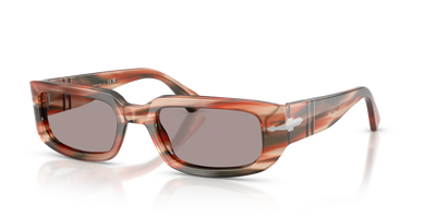 Persol PO3385S - Mel con Montatura Striped Red &amp; Green e Lenti Viola - Immagine 1