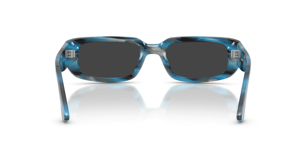 Persol PO3385S - Mel con Montatura Striato Blu e Grigio e Lenti Nero - Immagine 5