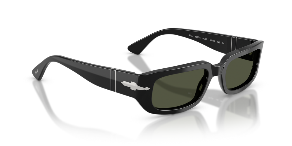 Persol PO3385S - Mel with Black Frame and Green Lenses - Image 3
