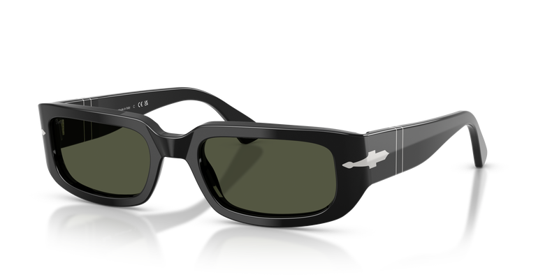 Visit PO3385S - Mel with Black Frame and Green Lenses