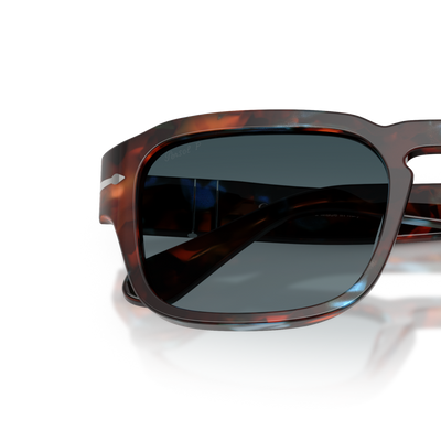 Persol PO3386S con Montatura Tortoise Brown &amp; Pearl Blue e Lenti Blu – Immagine variante